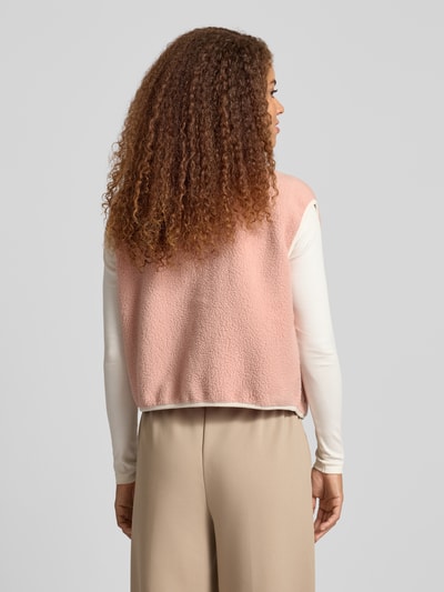 Review Weste mit Druckknopfleiste Altrosa 5