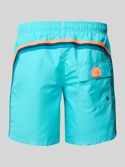 Sundek Zwembroek met elastische band Aquablauw - 3
