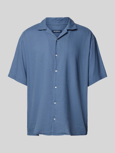 MCNEAL Tailored fit vrijetijdsoverhemd met reverskraag Jeansblauw - 2