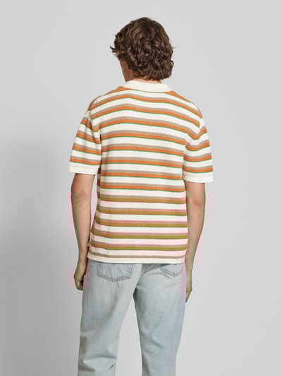 Pepe Jeans Relaxed fit poloshirt met borstzak, model 'LAMAR' Oranje - 5