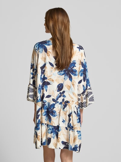 ZABAIONE Minikleid aus Viskose im Stufen-Loook Marine 5