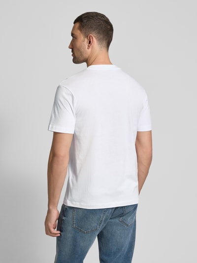 Tom Tailor Denim Relaxed Fit T-Shirt aus reiner Baumwolle Weiss 5