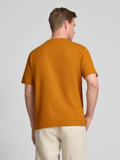 Tom Tailor Regular Fit T-Shirt aus Baumwoll-Mix Senf 5
