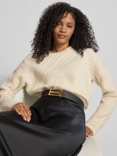 Joseph Relaxed Fit Pullover aus reiner Wolle Ecru 3