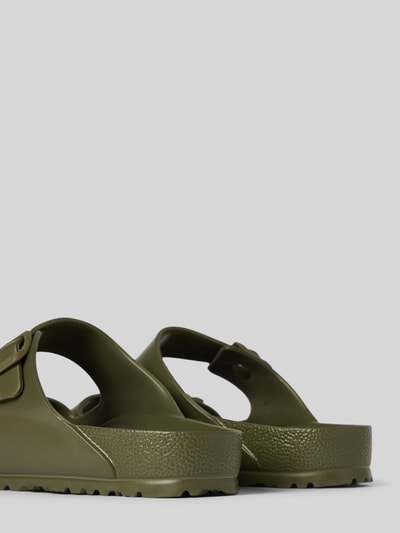 Birkenstock Slides mit Dornschließe Modell 'EVA' Khaki 2