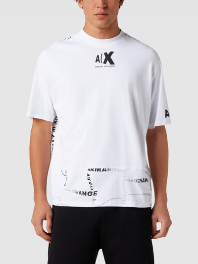 ARMANI EXCHANGE T-Shirt mit Label-Details Weiß 4
