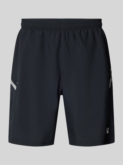 Under Armour Regular fit korte broek met labelprint, model 'Tech Utility' Zwart - 2