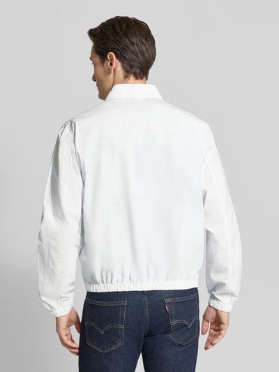Männermodel trägt Regular Fit Blouson aus reiner Baumwolle von Polo Ralph Lauren in Optik: Unifarben, Ganzkörperansicht Rückansicht.
