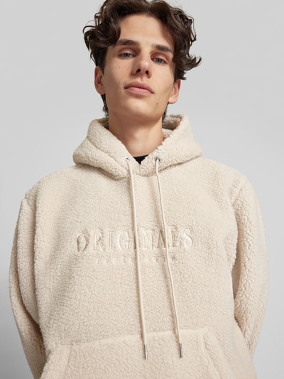 Jack & Jones Hoodie mit Label-Stitching Modell 'FREDERIKSBERG' Offwhite 3