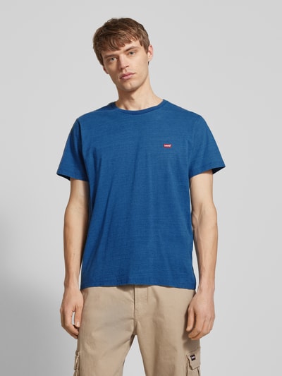 Levi's® T-Shirt mit Label-Patch Jeansblau 4