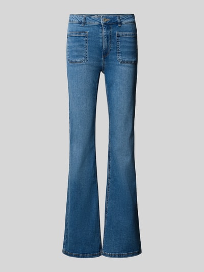 Tom Tailor High Waist Bootcut-Jeans mit Fronttaschen Jeansblau 2