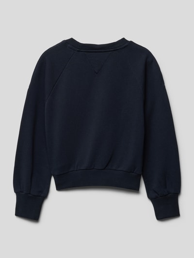Tommy Hilfiger Kids Sweatshirt met labeldetails, model 'MONOGRAM' Marineblauw - 3