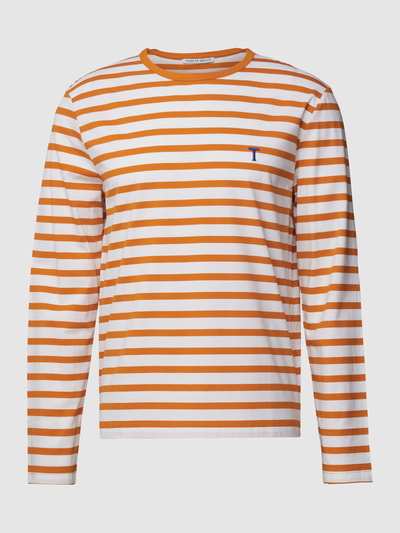 Tiger Of Sweden Longsleeve mit Streifenmuster Dunkelgelb 2