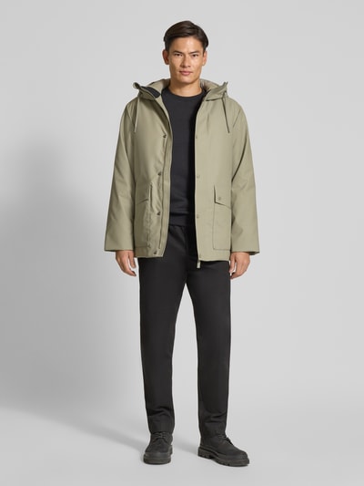 RAINS Funktionsjacke mit Kapuze Schilf 1