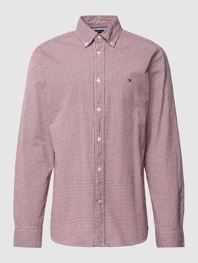 Tommy Hilfiger Vrijetijdsoverhemd met button-downkraag Donkerrood - 2