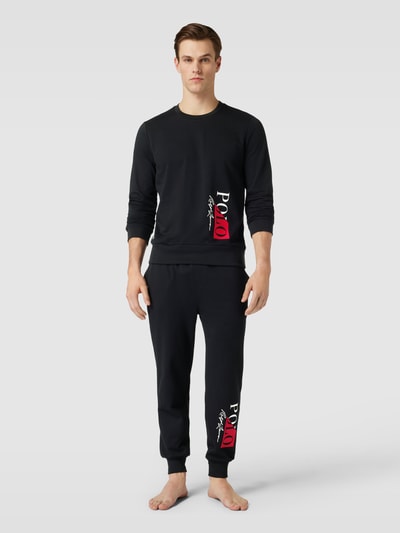 Polo Ralph Lauren Underwear Sweatpants met labelprint, model 'LOOPBACK' Zwart - 1