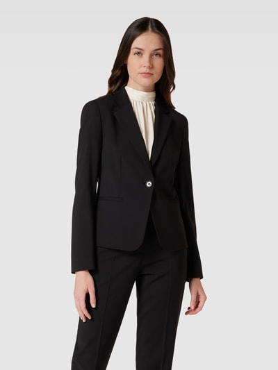 BOSS Black Women Blazer met knoopsluiting, model 'Jarua' Zwart - 4