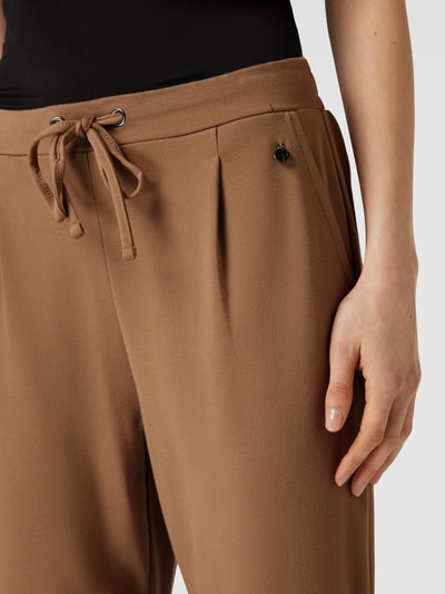 Fransa Broek met applicatie, model 'ZASTRETCH' Cognac - 3