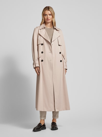 comma Trenchcoat mit Taillengürtel Sand 1