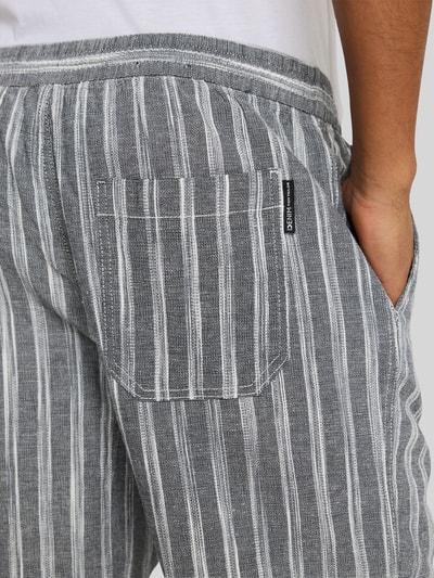 Tom Tailor Denim Regular Fit Shorts aus Baumwoll-Leinen-Mix Hellgrau 3