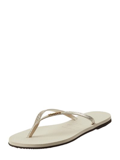 Havaianas Teenslippers van rubber Goud gemêleerd - 1