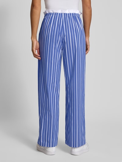 EDITED Spodnie z elastycznym pasem model ‘Wisteria’ Niebieski 5