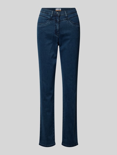 Raphaela By Brax Super slim fit jeans met steekzakken, model 'Laura Glam' Blauw - 2