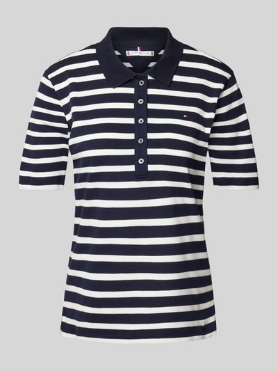 Tommy Hilfiger Koszulka polo w paski Granatowy 2