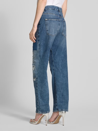 MAC Jeansy o kroju baggy fit z nakładanymi kieszeniami Ciemnoniebieski 5