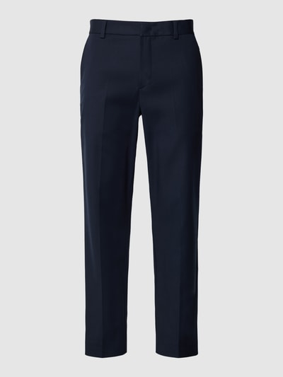 AlphaTauri Chino met persplooien, model 'PELAN' Marineblauw - 2