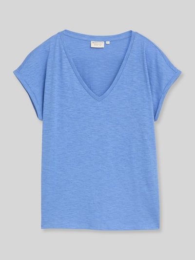 Tom Tailor Denim Regular Fit T-Shirt aus reiner Baumwolle Blau 2