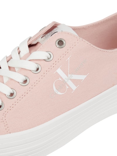 Calvin Klein Jeans Plateau Sneaker mit Label Applikation rose online kaufen