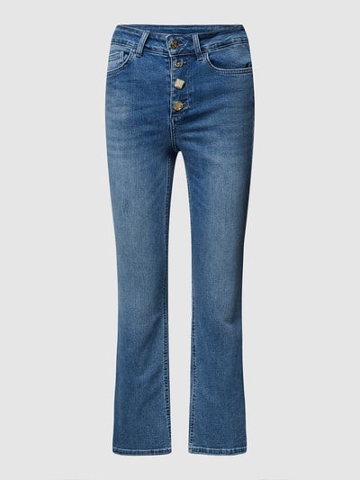 Liu Jo White Jeans mit Knopfleiste Modell 'PRINCESS' Jeansblau 2