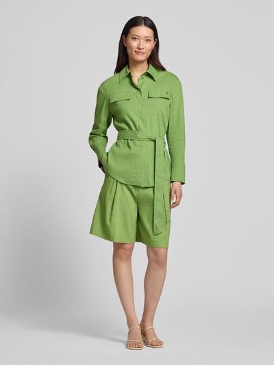 Marc Cain Modern fit zakelijk overhemd met vichy-ruit Grasgroen - 1