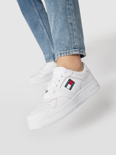 Tommy Jeans Sneaker mit Logo-Detail Weiss 1