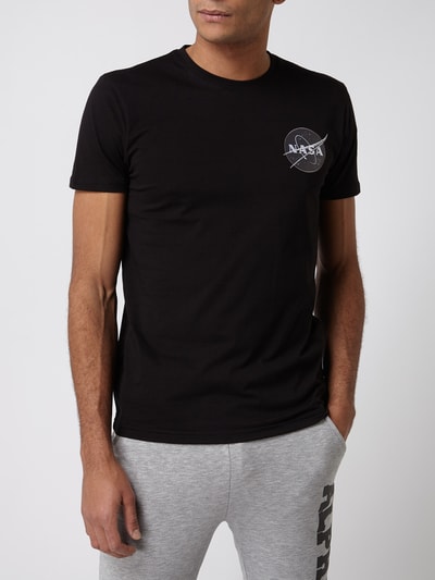 Alpha Industries 'SPACE SHUTTLE T' mit NASA-Stickerei  Black 4