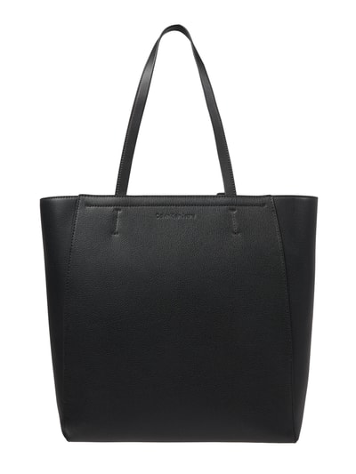 Calvin Klein Jeans Shopper in Leder-Optik   Black 4