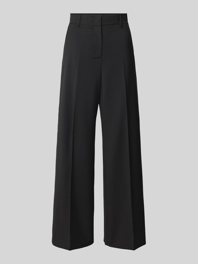 Weekend Max Mara Loose Fit Weite Hose aus reiner Schurwolle Modell 'VISIVO' Black 2