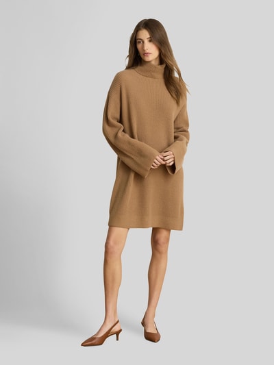 Lauren Ralph Lauren Regular Fit Strickkleid aus Woll-Kaschmir-Mix Modell 'AREENA' Camel 4