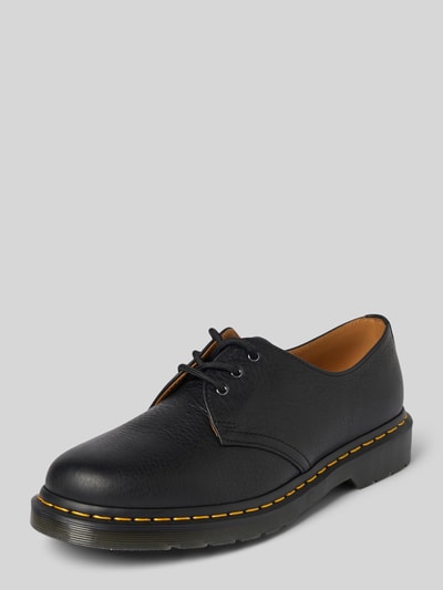 Dr. Martens Buty derby skórzane ze sznurowaniem Czarny 1