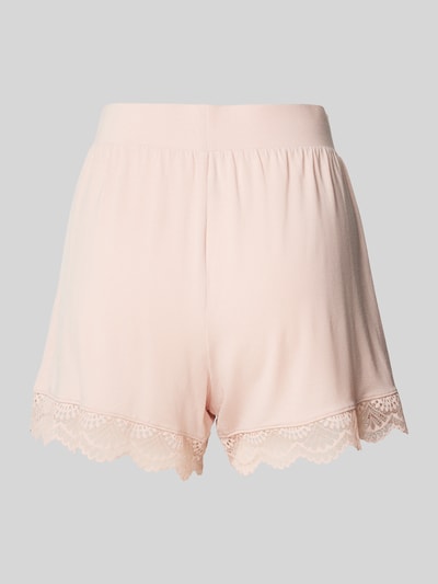 Skiny Pyjama-Shorts mit Spitzenbesatz Rose 3