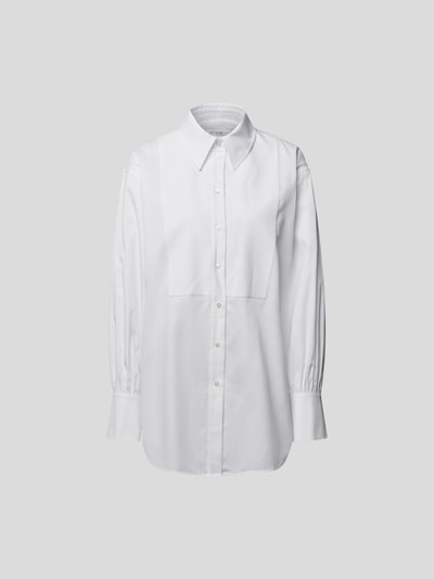 Victoria Victoria Beckham Hemdbluse mit Plastron  Weiß 2