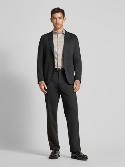 Profuomo Slim Fit Business-Hemd mit Haifischkragen Sand 1