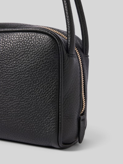 Abro Schoudertas met logo-applicatie, model 'Amira' Zwart - 3