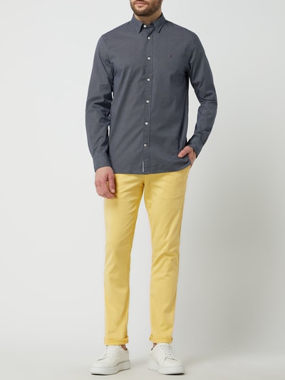 Tommy Hilfiger Straight fit chino met stretch, model 'Denton' Geel - 1