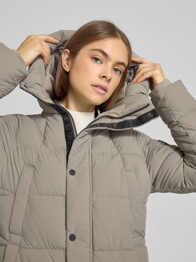 G-Star Raw Gewatteerde lange jas met steekzakken, model 'Whistler' Lichtgrijs - 3