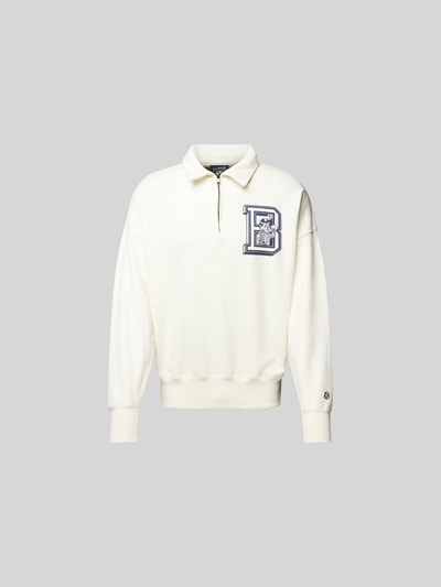 Billionaire Boys Club Sweatshirt mit Label-Print Offwhite 2