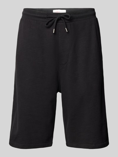 s.Oliver RED LABEL Regular Fit Bermudas in Melange-Optik Black 2