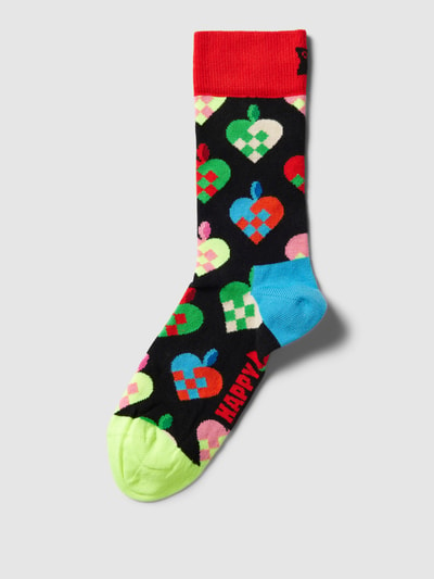 Happy Socks Socken mit Allover-Muster Black 1