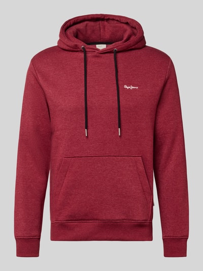 Pepe Jeans Regular Fit Hoodie aus Baumwoll-Mix Modell 'GRIFFIN' Rot 2
